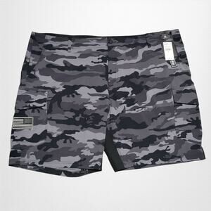 O'Neill GI Jack Traveler Hyper Freak Hybrid Ripstop Shorts Men 50 Black Camo NEW